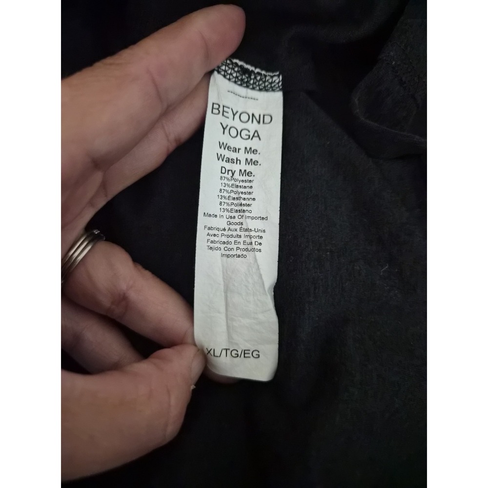 Beyond Yoga Lost Your Mind Spacedye Mini Dress XL Dark Heather Gray One Shoulder - Picture 8 of 9